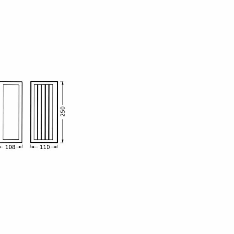 Endura Applique murale Luminaires Ledvance Gris, 1 lumière