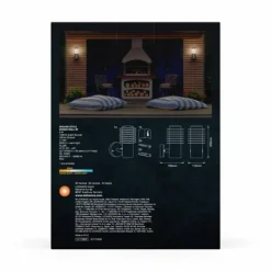 Endura Applique murale Luminaires Ledvance LED Acier brossé, 1 lumière