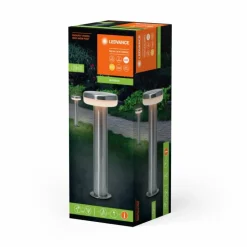 Endura Lampadaire d'extérieur Luminaires Ledvance LED Acier brossé, 1 lumière