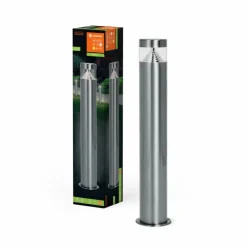 Endura Lampadaire d'extérieur Luminaires Ledvance LED Acier brossé, 1 lumière