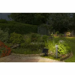 Endura Lampadaire d'extérieur Luminaires Ledvance LED Acier brossé, 1 lumière
