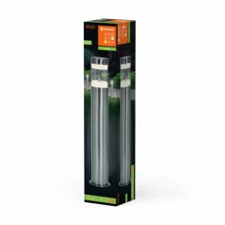 Endura Lampadaire d'extérieur Luminaires Ledvance LED Acier brossé, 1 lumière