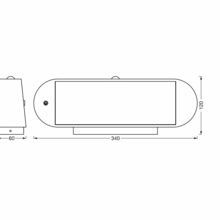 ENDURA Lampe murale d´extérieur Luminaires Ledvance LED Noir, 1 lumière, Détecteur de mouvement