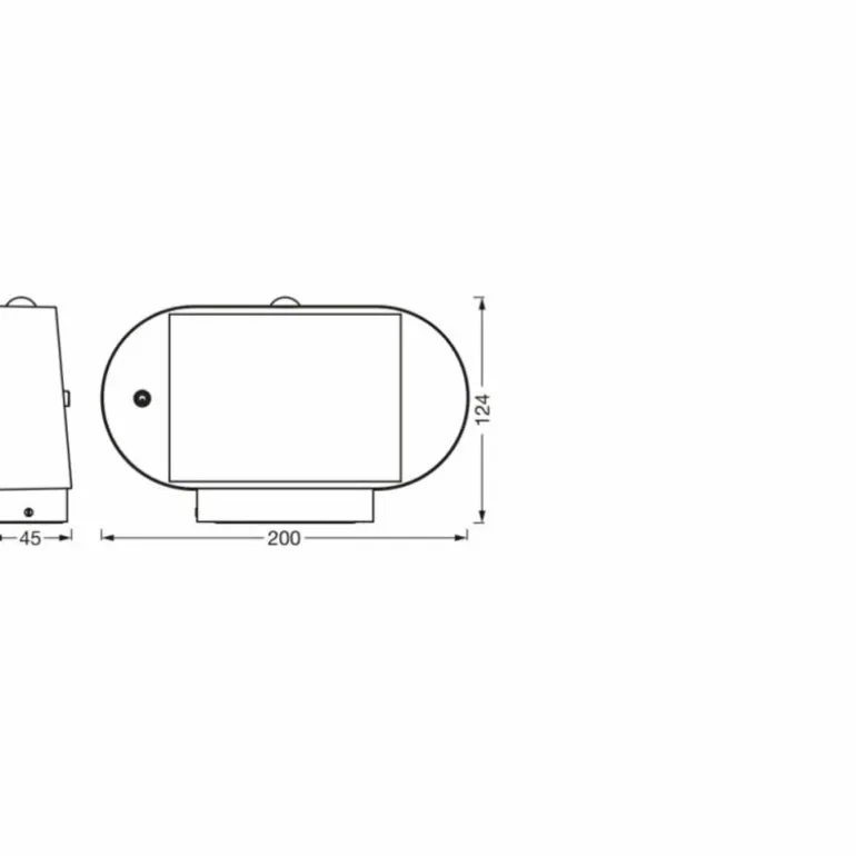 ENDURA Lampe murale d´extérieur Luminaires Ledvance LED Noir, 1 lumière, Détecteur de mouvement