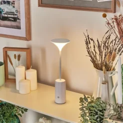 hofstein Éclairage Led|Eryon Lampe de bureau, Lampe à poser LED Blanc, 1 lumière