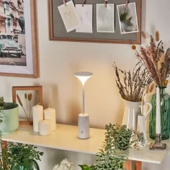 hofstein Éclairage Led|Eryon Lampe de bureau, Lampe à poser LED Blanc, 1 lumière