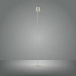 EURIA Lampadaire Luminaires Leuchten Direkt LED Gris, 1 lumière