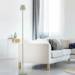 EURIA Lampadaire Luminaires Leuchten Direkt LED Vert, 1 lumière
