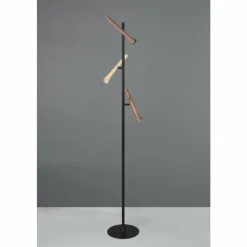 Luminaires Trio Éclairage Led|Fiato Lampadaire LED Noir, 3 lumières