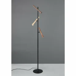 Luminaires Trio Éclairage Led|Fiato Lampadaire LED Noir, 3 lumières