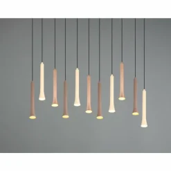 Luminaires Trio Suspensions|Fiato Suspension LED Noir, 11 lumières