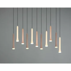 Luminaires Trio Suspensions|Fiato Suspension LED Noir, 11 lumières