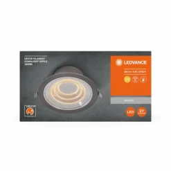Luminaires Ledvance Downlights|Filament Downlight LED Aluminium, 1 lumière