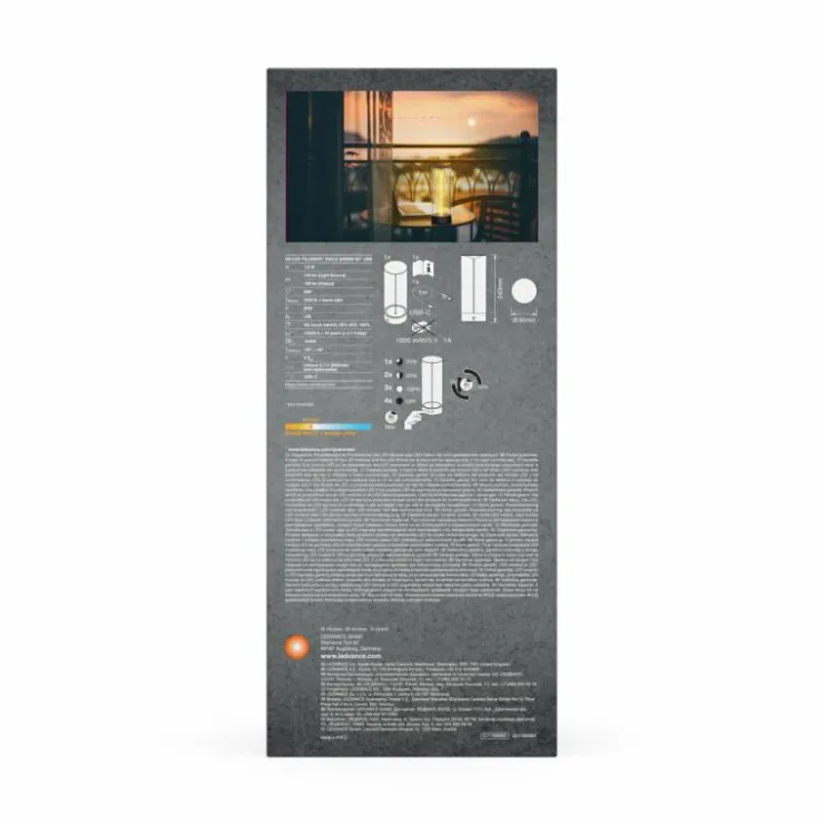 Luminaires Ledvance Éclairage Led|Filament Luminaire déco LED Gris, 1 lumière
