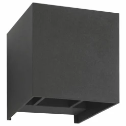 Fischeck Luminaire Up & Down, Applique murale Luminaires LCD LED Anthracite, 2 lumières