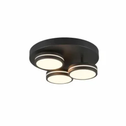 Luminaires Trio Éclairage Led|Franklin Plafonnier LED Anthracite, 3 lumières
