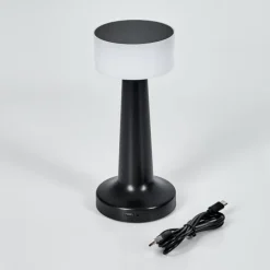 hofstein Éclairage Led|Gallboda Lampe à poser LED Noir, 1 lumière