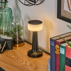 hofstein Éclairage Led|Gallboda Lampe à poser LED Noir, 1 lumière