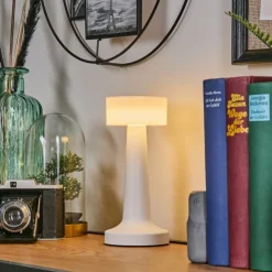 hofstein Éclairage Led|Gallboda Lampe à poser LED Blanc, 1 lumière