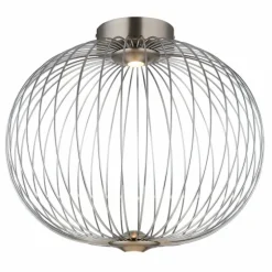 Luminaires Globo Lighting Éclairage Led|Galway Plafonnier LED Nickel mat, 1 lumière