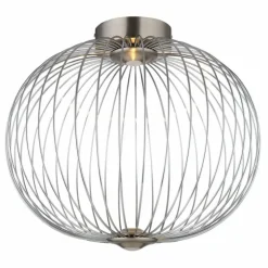 Luminaires Globo Lighting Éclairage Led|Galway Plafonnier LED Nickel mat, 1 lumière