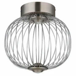 Luminaires Globo Lighting Éclairage Led|Galway Plafonnier LED Nickel mat, 1 lumière