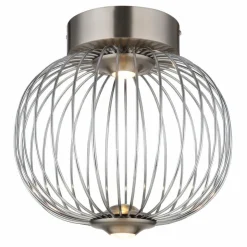 Luminaires Globo Lighting Éclairage Led|Galway Plafonnier LED Nickel mat, 1 lumière