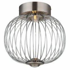 Luminaires Globo Lighting Éclairage Led|Galway Plafonnier LED Nickel mat, 1 lumière