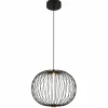 Luminaires Globo Lighting Éclairage Led|Galway Suspension LED Noir, 1 lumière