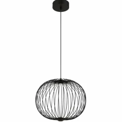 Luminaires Globo Lighting Éclairage Led|Galway Suspension LED Noir, 1 lumière