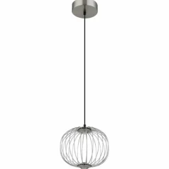 Luminaires Globo Lighting Éclairage Led|Galway Suspension LED Nickel mat, 1 lumière