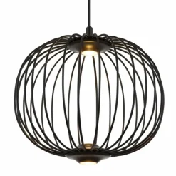 Luminaires Globo Lighting Suspensions|Galway Suspension LED Noir, 1 lumière