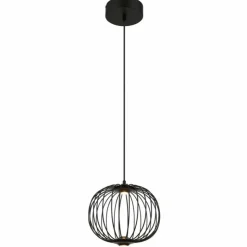 Luminaires Globo Lighting Suspensions|Galway Suspension LED Noir, 1 lumière