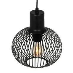 Luminaires Trio Suspensions|GILA Suspension Noir, 1 lumière