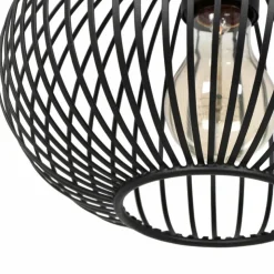 Luminaires Trio Suspensions|GILA Suspension Noir, 1 lumière