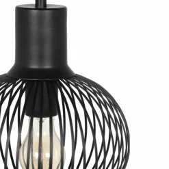 Luminaires Trio Suspensions|GILA Suspension Noir, 1 lumière