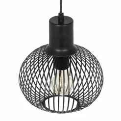 Luminaires Trio Suspensions|GILA Suspension Noir, 1 lumière