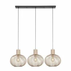 Luminaires Trio Suspensions|GILA Suspension Beige, 3 lumières