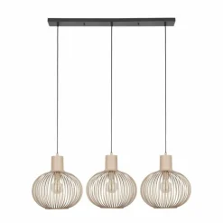 Luminaires Trio Suspensions|GILA Suspension Beige, 3 lumières