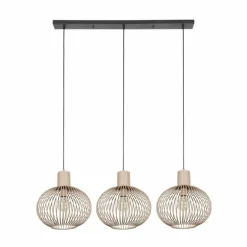 Luminaires Trio Suspensions|GILA Suspension Beige, 3 lumières