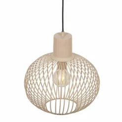 Luminaires Trio Suspensions|GILA Suspension Beige, 1 lumière