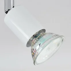 hofstein Spots Et Projecteurs|Gjedso Plafonnier, Spot de plafond LED Chrome, Blanc, 3 lumières
