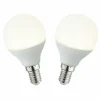 Globo Lot de 2 LED E14 4,9 watt 470 lumen 4000 kelvin