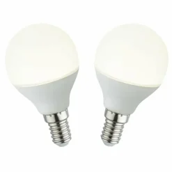 Globo Lot de 2 LED E14 4,9 watt 470 lumen 4000 kelvin