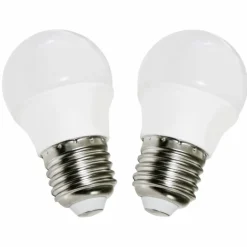 Globo Lot de 2 LED E27 6 watt 550 lumen 4000 kelvin