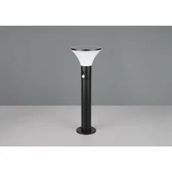 Gorda Lampadaire d'extérieur Luminaires Reality LED Noir, 1 lumière, Détecteur de mouvement