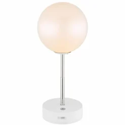 Luminaires Globo Lighting Éclairage Led|Grada Lampe à poser LED Blanc, 1 lumière