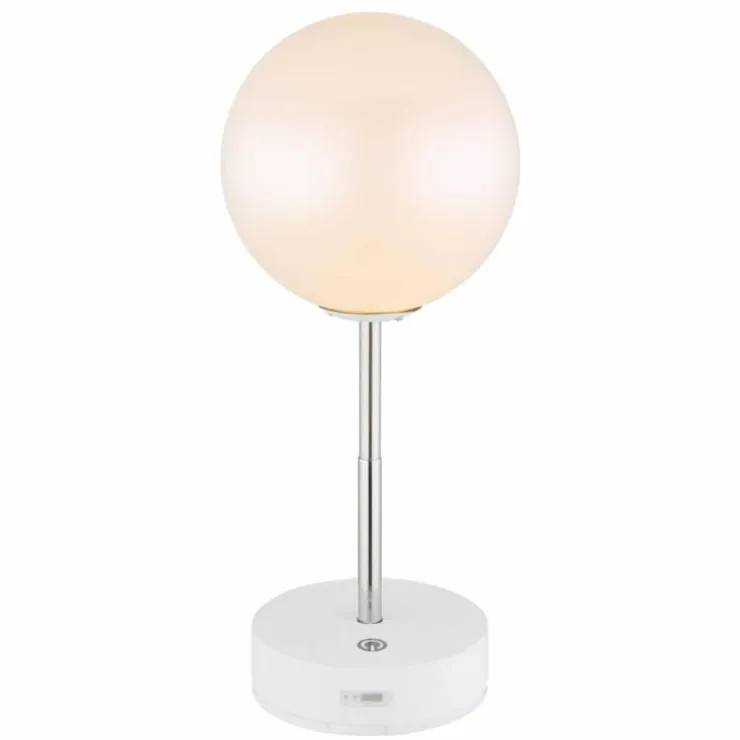 Luminaires Globo Lighting Éclairage Led|Grada Lampe à poser LED Blanc, 1 lumière