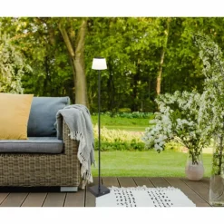 Gregoir Lampadaire Luminaires Globo Lighting LED Noir, 1 lumière