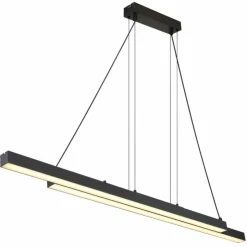 Luminaires Globo Lighting Éclairage Led|GREKKIE Suspension LED Noir, 1 lumière, Télécommandes